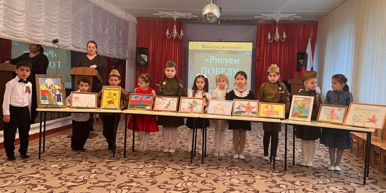 Конкурс рисунков на тему: «Рисуем победу ».